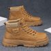 Men Special Work Shoes 2025 Autumn Winter British Style Martin Work Casual Trendy Men's Mid-Top Motorcycle Shoes_vogvips.com