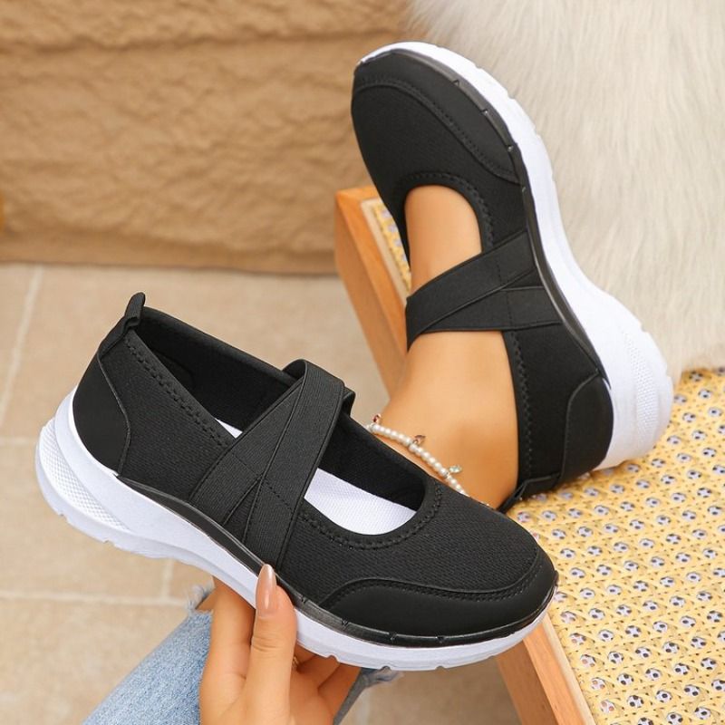 Spring Summer Breathab Flats Women Plus Size 43 On Platform Sneakers Woman Comfortab Soft Non Slip Casual Shoes_vogvips.com