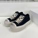 Casual Thick-Soled Canvas Shoes, New Summer 2026 Model, Lace-Up Embroidered College Style, Distressed Vintage Look_vogvips.com