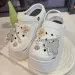 Crystal Butterfly Diy Clogs Sandals Women Summer Chian Chunky Platform Sandals Woman Comfortable Wedge Heels Garden_vogvips.com