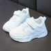 Children's 2026 Spring And Autumn New Model Boys' White Sneakers Girls' Leather Soft Sole Non-Slip Student Sports Shoes_vogvips.com