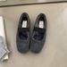 Versatile Women's Winter New French Gentle Fairy Ballet Style Soft Flat Bottom With Velvet Single Shoes For Warmth_vogvips.com