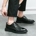 Cross-Border Large Size Casual British Men's Business Formal Trendy Summer Hollow Breathable Korean Style Leather Shoes_vogvips.com