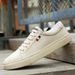Men's Casual Sports Outdoor Shoes Men's Large Size Solid Color Blue Breathable Board Shoes_vogvips.com