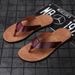 Simple Casual Flip Flops For Men Comfy Beach Sandals Summer Non-Slip Flats Indoor Outdoor Male Slippers Quick Dry Men's_vogvips.com