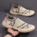 Summer Breathable Lazy Casual Shoes, Comfortable Flat For One Foot, Men's Fashionable Socks Shoes_vogvips.com