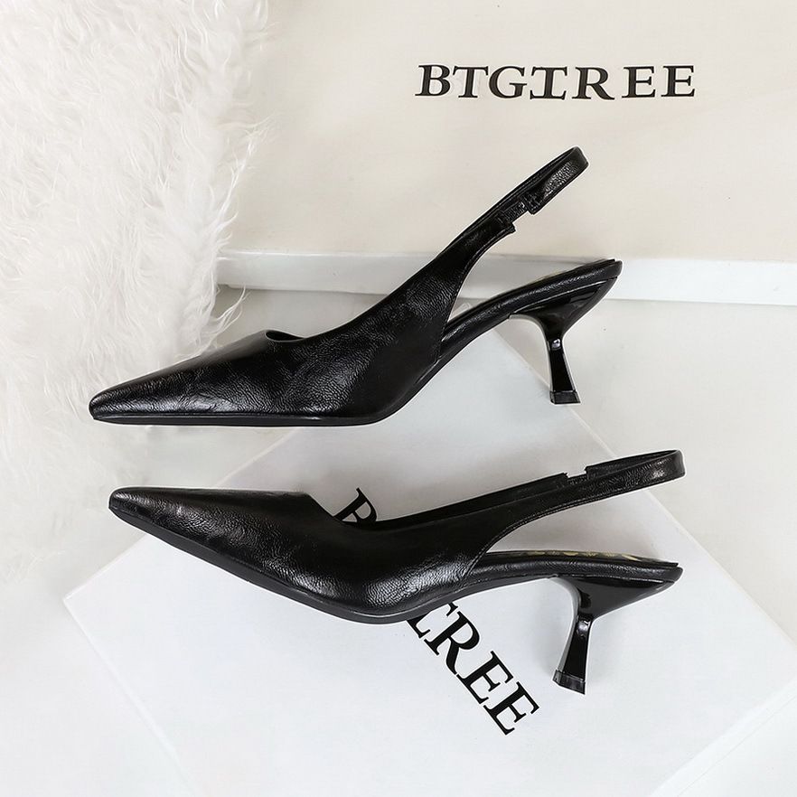 Women's Shoes Banquet High Heels For Women, Simple Stiletto Heels, Hollow Pointed Toe Shoes, Back Strap, Temperament And Fashionable Women's Shoes_vogvips.com
