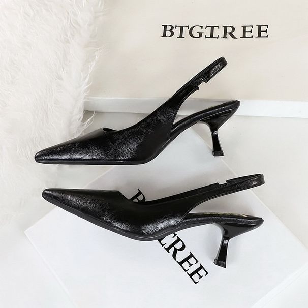 Women's Shoes Banquet High Heels For Women, Simple Stiletto Heels, Hollow Pointed Toe Shoes, Back Strap, Temperament And Fashionable Women's Shoes_vogvips.com