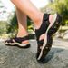 Summer Men's Breathable Mesh Upper Casual Outdoor Leather For Men Beach Sandals Roman Mens Shoes_vogvips.com