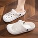 Classic Summer Women Clogs Female Sandals Thick Bottom Home Slides Soft EVA Garden Shoes Beach Sandals Home Slippers_vogvips.com