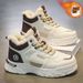 Winter Men's Shoes Fleece-Lined High-Top Martin Boots, Trendy Versatile Thick-Soled, Extra-Thick Warm Cotton Work Shoes_vogvips.com