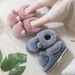 Women's Cotton With Heel, Thick Sole, Non-Slip, Maternity Shoes, Plush, Cute, Thickened, Warm Winter Slippers For Home_vogvips.com