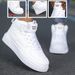 New Style Men's Casual Shoes, Trendy, Breathable, Versatile, Sports White Sneakers, Leather Trendy Shoes_vogvips.com