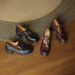 Women's Shoes Spring And Autumn Round Toe High Heels Thick Heels Genuine Leather Thick Soles Retro Versatile Mary Jane Shoes For Women_vogvips.com