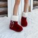 Women's Snow Winter Fleece Lined Thickened Fur Niche Warm Boots Cotton Shoes Christmas Party New Year_vogvips.com