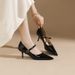 588-8 Comfortable High-heeled Women, 2025 Spring And Autumn New Style, Pointed Toe, Stiletto Heel, Shallow Cut Single_vogvips.com