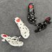 Spring And Summer New Arrivals In Stock: French-style Heart-shaped Polka Dot Bow Toe-post Flip-flops With Unique High_vogvips.com