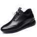 Business Dress Two-layer Cowhide Men's Shoes Genuine Leather Men's Height-increasing Leather Shoes Spring and Summer Casual Men's Leather Shoes for Me_vogvips.com