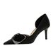 3226-AH31 European And American High-heeled Stiletto Women's Shoes, Shallow Pointed Toe, Side Hollow-out Design,_vogvips.com