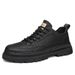 2025 New Autumn Genuine Leather Casual Black Low-top Martin Boots Men's Work Sports Safety Shoes_vogvips.com