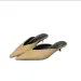 New Mule Shoes With French Pointed Fine Cat Heels Elegant Closed Toe Semi Slip Sandals Multifunctional Women's_vogvips.com