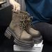 2026 British Style Lace-Up Martin For Women Autumn New Fashion Versatile Thick-Soled Brown Melad Motorcycle Ankle Boots_vogvips.com