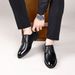First Layer Cowhide New Business Formal Genuine Leather Wedding Commuting British Style Breathable Men's Shoes Large_vogvips.com