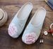 Cotton Slippers/single Slippers 2025 Spring/Summer New Silk Satin Embroidered Jelly Soft Soled Women's Shoes_vogvips.com