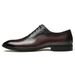Euro Step Spring And Autumn Brogue British Style Pointed Business Formal Genuine Leather Oxford Single Wedding Men's Shoes_vogvips.com