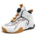 Men’s Shoes breathable mesh fashion sports shoes for children, medium and large children's rotating button non slip basketball shoes and running shoes_vogvips.com