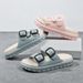 Summer Men's Fashionable Slippers With Ins Thick Sole A Sense Of Stepping On Poop, Odor And Anti Slip Straight Drag_vogvips.com
