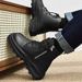 European Warm Series British Style Leather Thick Sole 2025 Autumn Winter New Snow Men's Martin Boots Shoes_vogvips.com