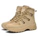 Tactical Boots, Outdoor Hiking, Mountain Climbing, Hunting, Exploration, Rescue Shoes, Light Soled, Mid Top Desert Work Boots, Men's_vogvips.com