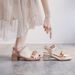 Women's Shoes Summer Bow Versatile Retro Sandals For Women Soft Soles Not Tiring Fairy Style Fashionable High Heel Sandals_vogvips.com
