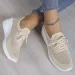 Spring Breathable Wedge Sneakers Women Mesh Knit Platform Sports Woman Casual Non Slip Lace Up Tennis Shoes Ladies_vogvips.com