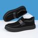 Spring Genuine Versatile Trendy Fit Casual Leather Men's Bean Shoes: One Step Lazy Lefu Shoes_vogvips.com