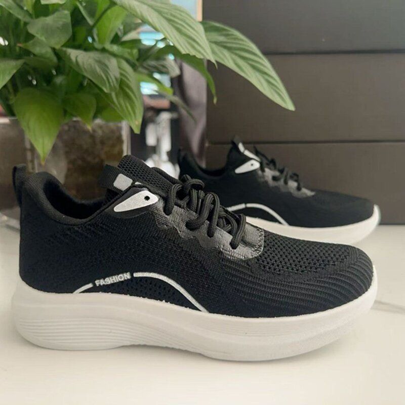Cross-border Wholesale Breathable Women's Sports 2026 Soft-soled Running Mesh Lightweight Casual Shoes_vogvips.com