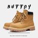 Outdoor Hiking Martin Boots Outdoor Retro Tooling Boots Thick-soled Raising Rhubarb Boots_vogvips.com