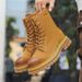 Men's Boots, Locomotive Boots, Retro Thick-soled Heightened Medium Tube Suede Martin Boots_vogvips.com