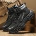 European Warm Series High-top Martin Boots For Men, New Autumn And Winter Style, Casual Workwear Outdoor Motorcycle Boots, Thick-soled_vogvips.com