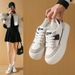 Little White Shoes Female And Female Students Leisure Sports Versatile Board Shoes Street Shooting_vogvips.com