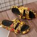 New Style With Thick Soles, Anti Slip, Wear-resistant, Odorless. Wearing Them Outside The Bathroom And Taking A Shower_vogvips.com