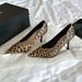 Microfiber Leopard Print High Heels Widened Large Size Thin Heel Pointed Sexy Daily Commuter Work Shoes_vogvips.com