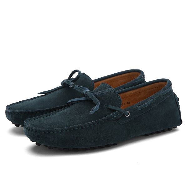 Men’s Shoes Summer Hot Selling Frosted Genuine Leatherr Hot Breathable Slip On Large Size Men's Casual All Match Loafers_vogvips.com