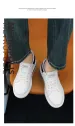Mens Black Casual Shoes With Gold Heel Durable Logo And Air Cushion Sole_vogvips.com