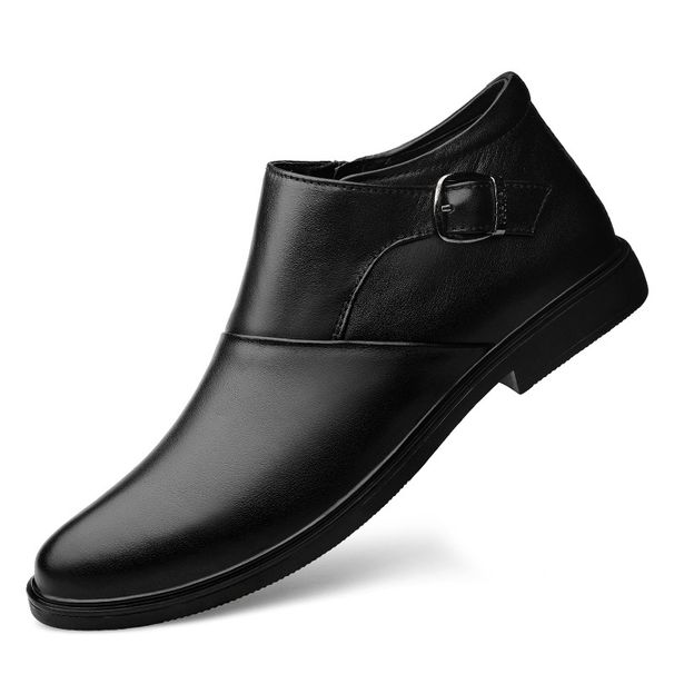Large Size High-top Cortex Men's Shoes Single Shoes Tight Shoes Cotton Shoes Embossed_vogvips.com