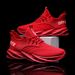 Men's Fly-knit Summer Breathable 2025 Black Trendy Non-slip Mesh Shoes, Cross-border Men's Sports Running Casual Shoes_vogvips.com