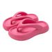 Summer Platform Sandals For Women Instagram Worthy Stylish Simple Walking On Clouds Height Enhancing Outdoor Beach Wear Flip Flops_vogvips.com