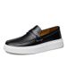 Large Size Loafers Men's Casual Little White Shoes Dress Foot Cover Platform Leather Shoes_vogvips.com