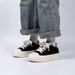 Men's Classic Height Increasing Sneakers 7CM Invisible Thick Soled Canvas Shoes Black White Trendy Summer ZHQ68226N_vogvips.com
